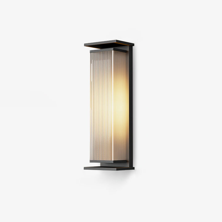 Rectangular Box Solar Outdoor Wall Lamp - Vakkerlight
