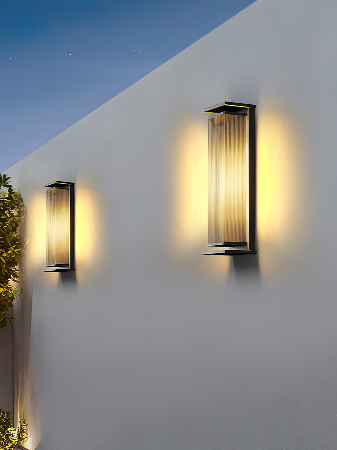 Rectangular Box Solar Outdoor Wall Lamp - Vakkerlight