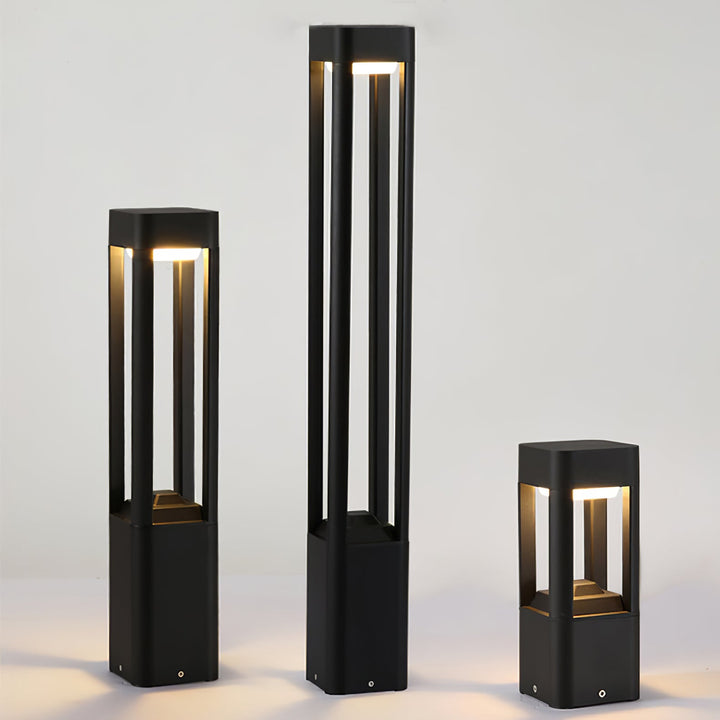 Rectangular Column Garden Outdoor Light - Vakkerlight