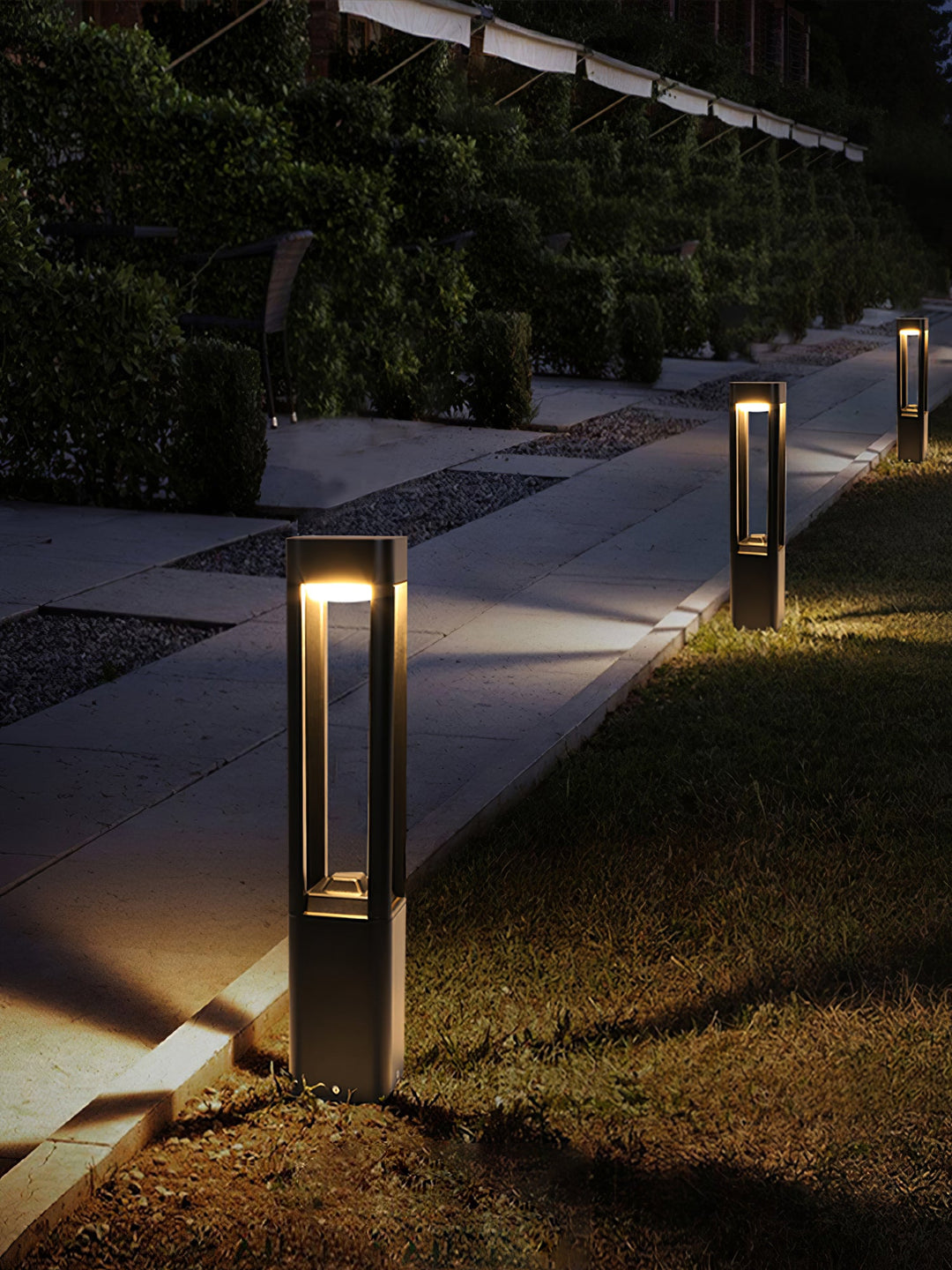 Rectangular Column Garden Outdoor Light - Vakkerlight