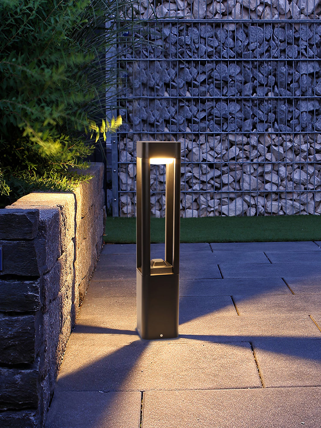 Rectangular Column Garden Outdoor Light - Vakkerlight