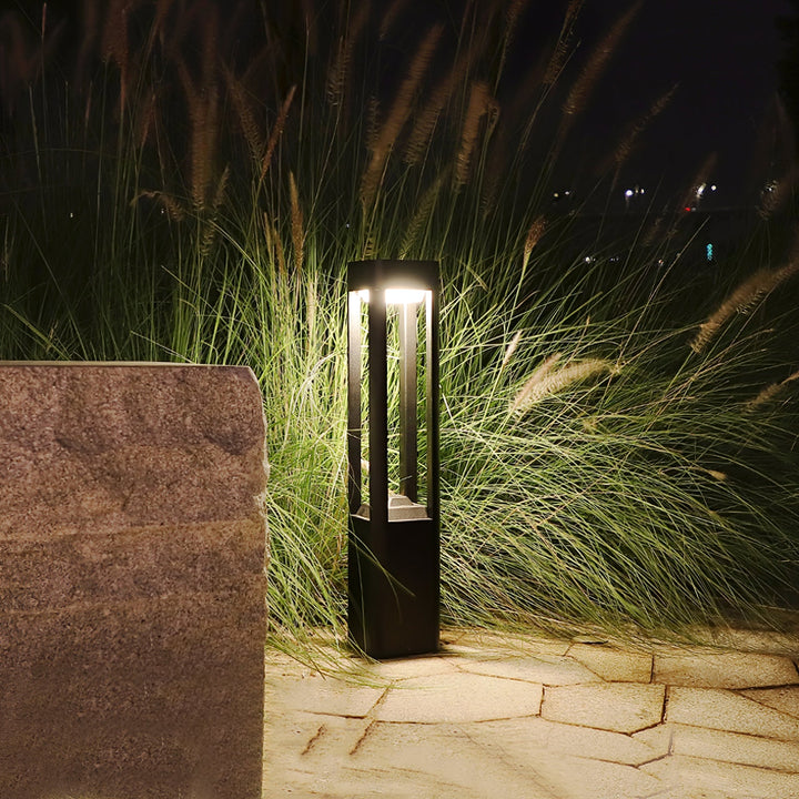 Rectangular Column Garden Outdoor Light - Vakkerlight