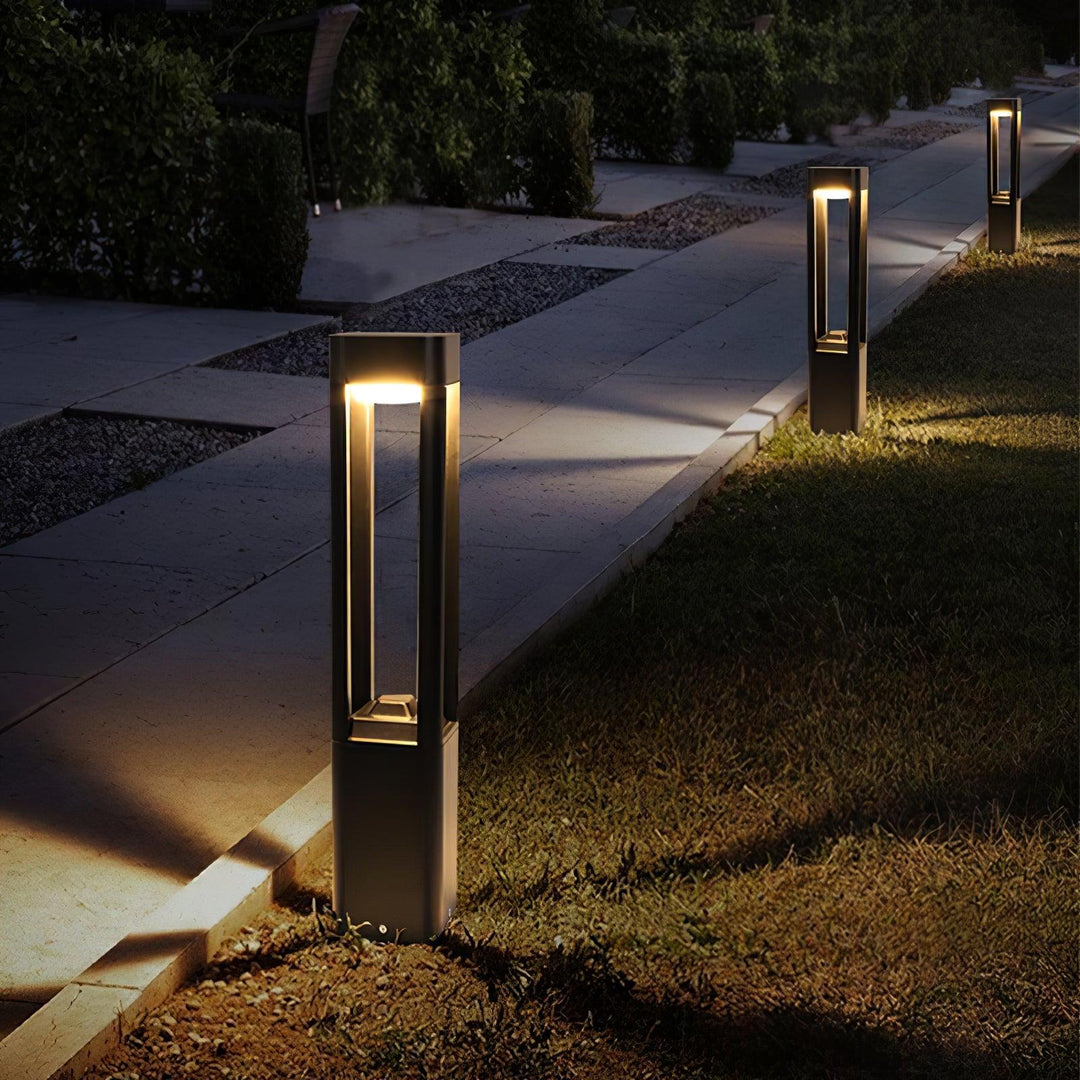 Rectangular Column Garden Outdoor Light - Vakkerlight