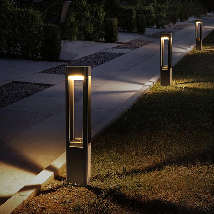 Rectangular Column Garden Outdoor Light - Vakkerlight