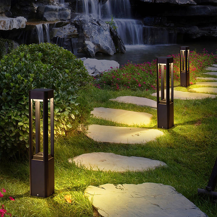 Rectangular Column Garden Outdoor Light - Vakkerlight
