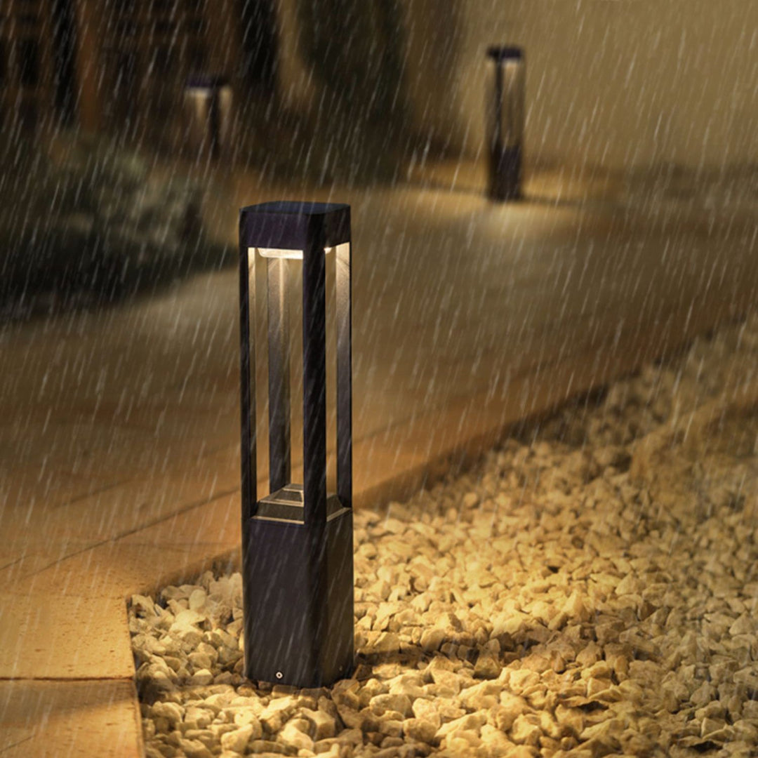 Rectangular Column Garden Outdoor Light - Vakkerlight