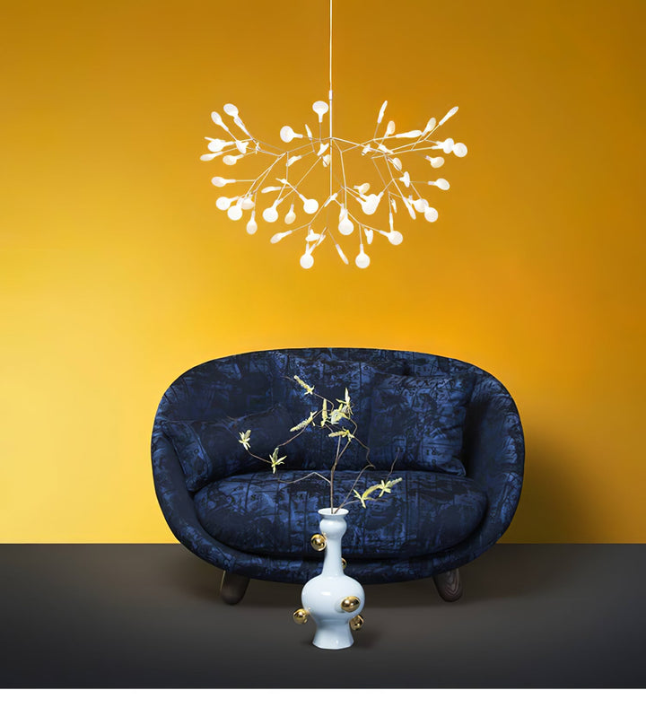 Rose Gold Firefly LED Chandelier