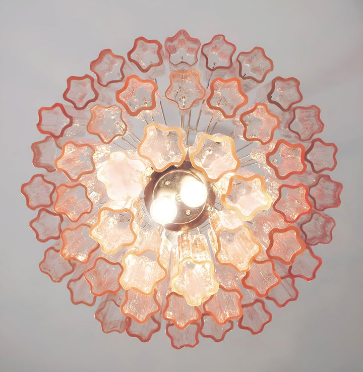 Rose Murano Glass Chandelier