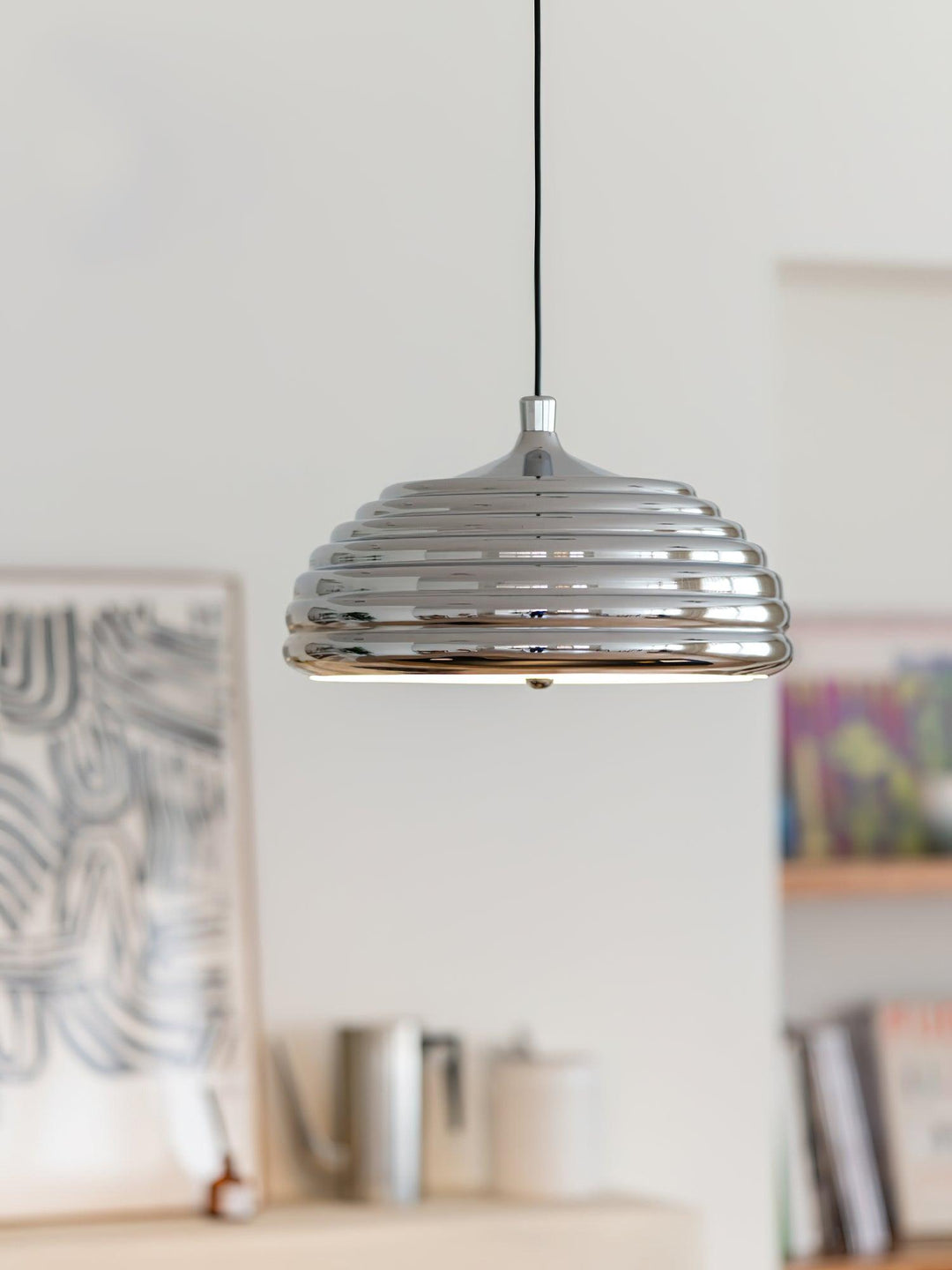 Saturno Chrome Pendant Lamp