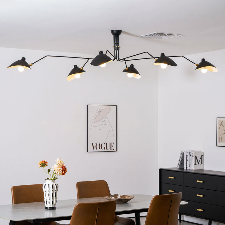 Serge Mouille Ceiling Light A - Vakkerlight
