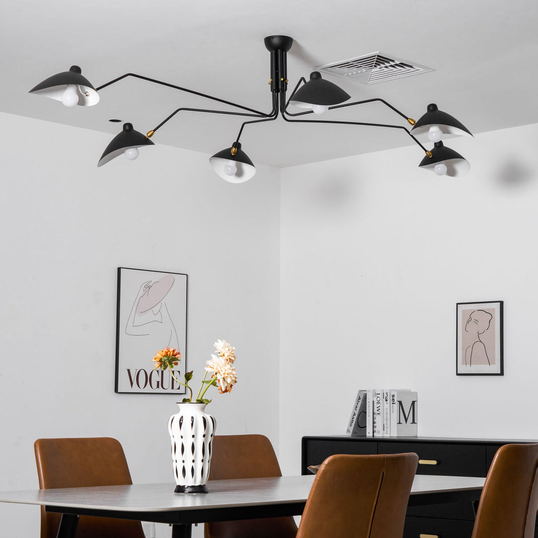 Serge Mouille Ceiling Light A - Vakkerlight
