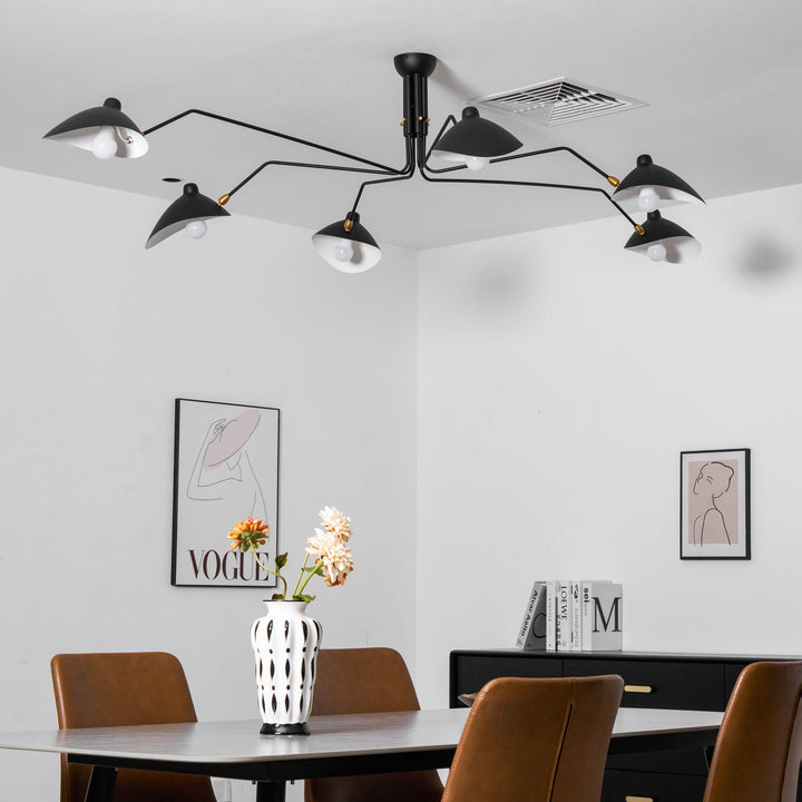 Serge Mouille Ceiling Light A - Vakkerlight