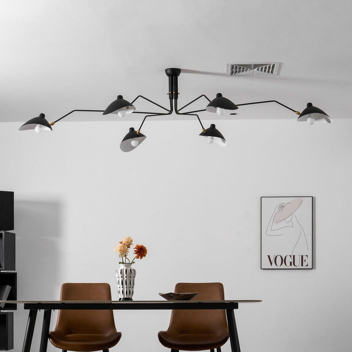 Serge Mouille Ceiling Light A - Vakkerlight