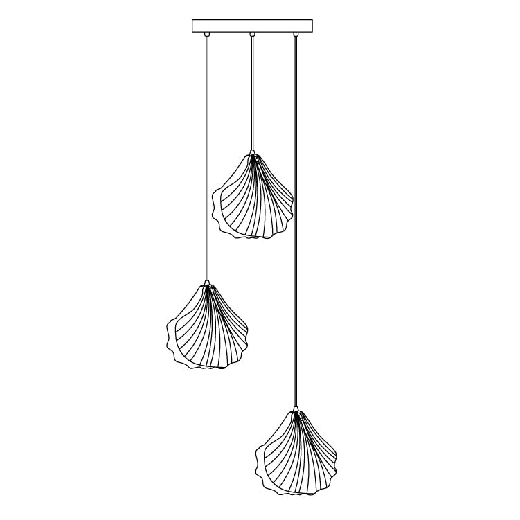 Shell Mini Pendant Light - Vakkerlight