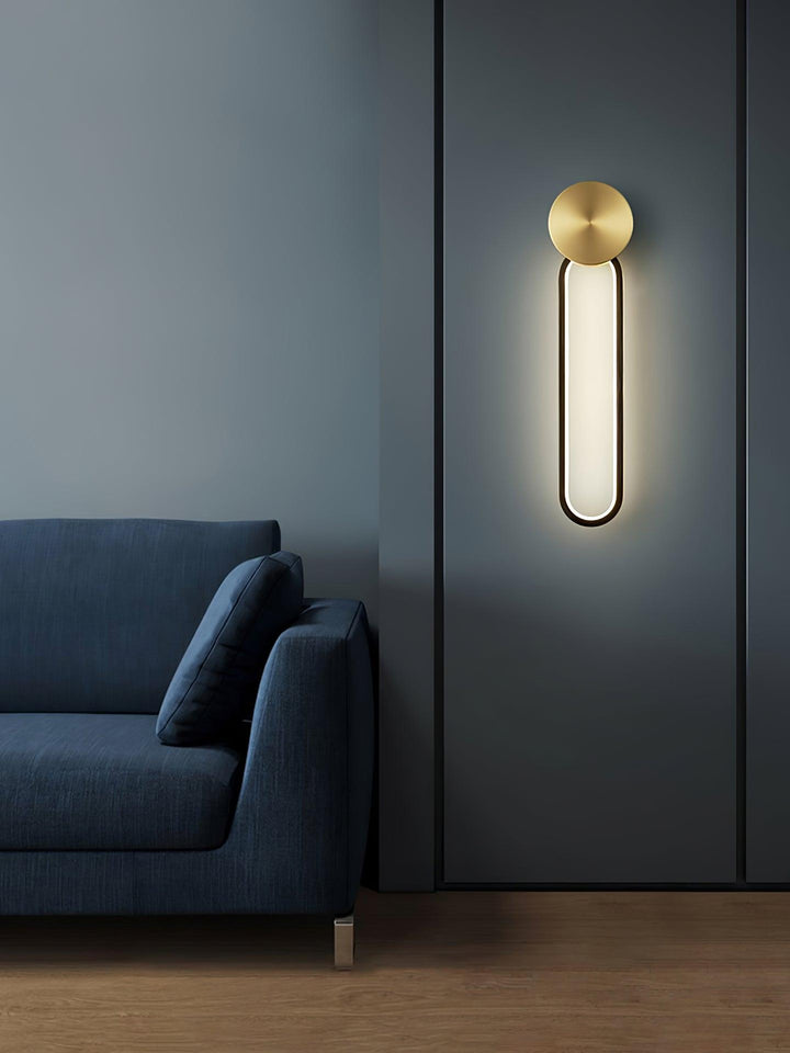 Simple Elliptical Wall Sconce - Vakkerlight