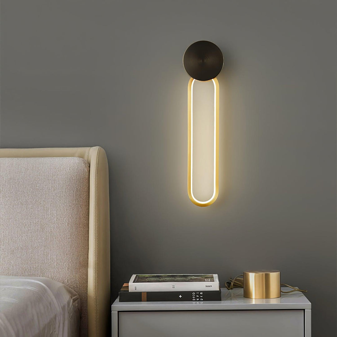 Simple Elliptical Wall Sconce - Vakkerlight
