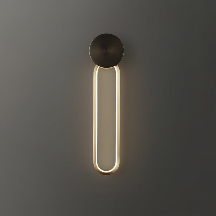Simple Elliptical Wall Sconce - Vakkerlight