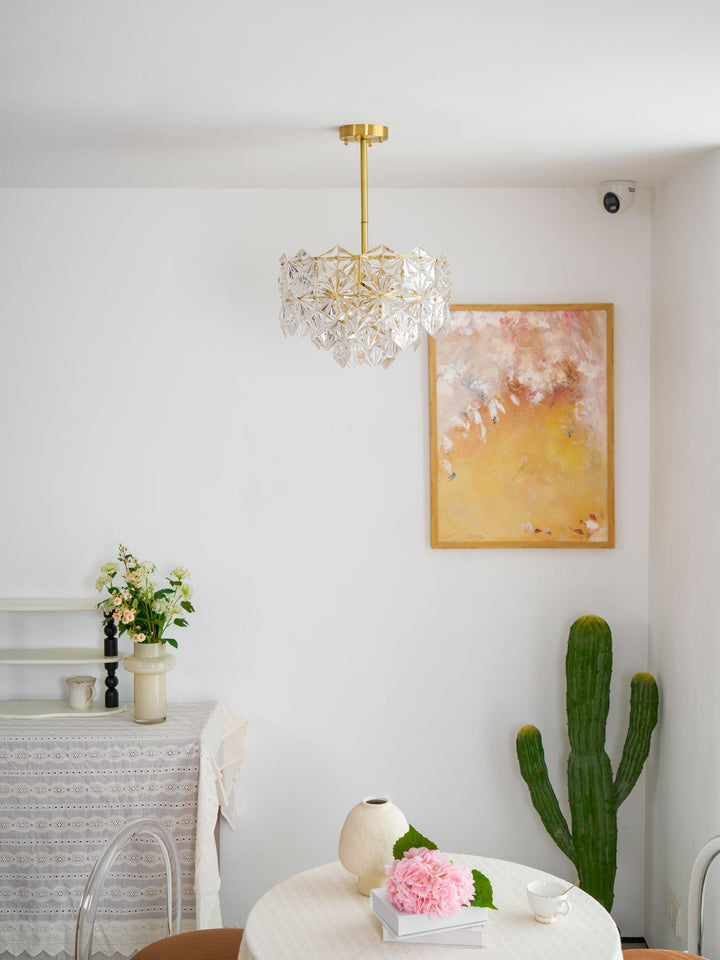 Snowflake Glass Chandelier - Vakkerlight