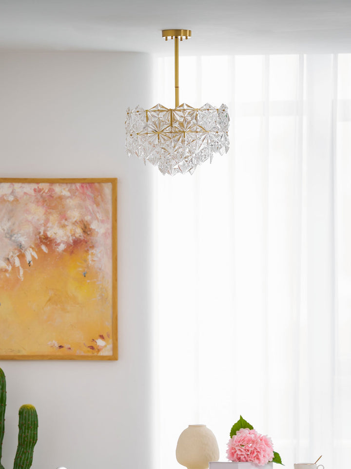 Snowflake Glass Chandelier - Vakkerlight