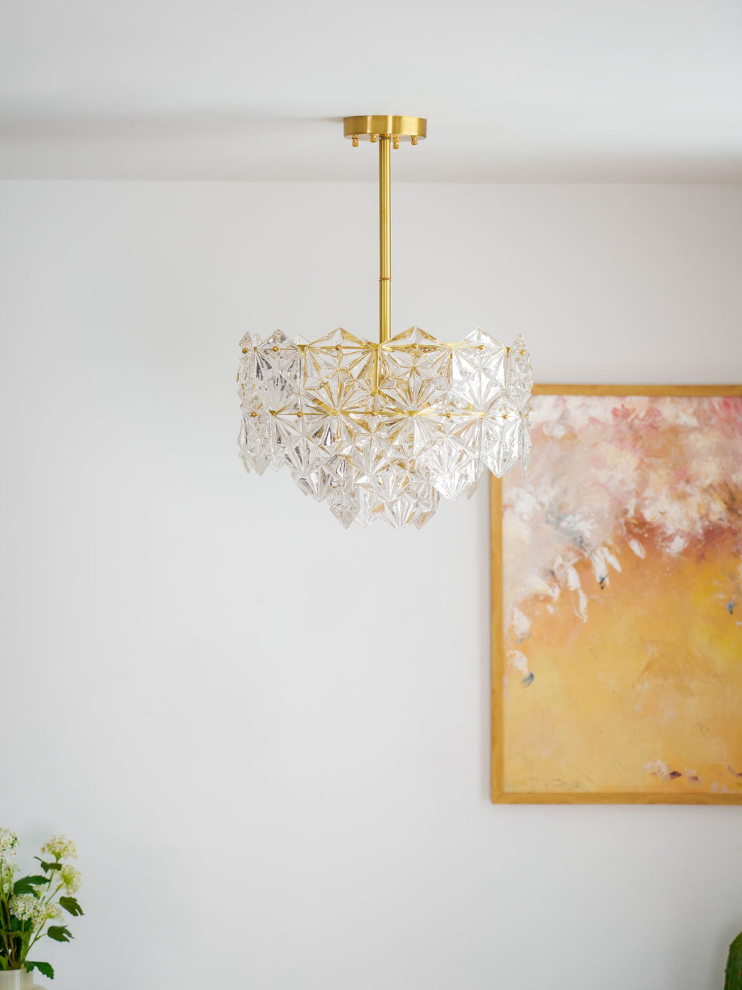 Snowflake Glass Chandelier - Vakkerlight