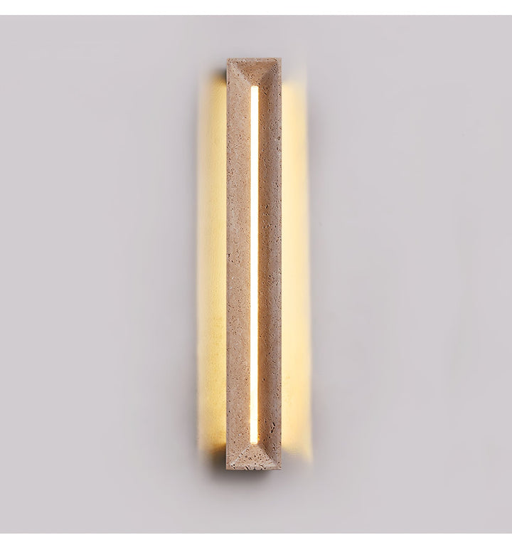 Solace Travertine Beam Wall Light