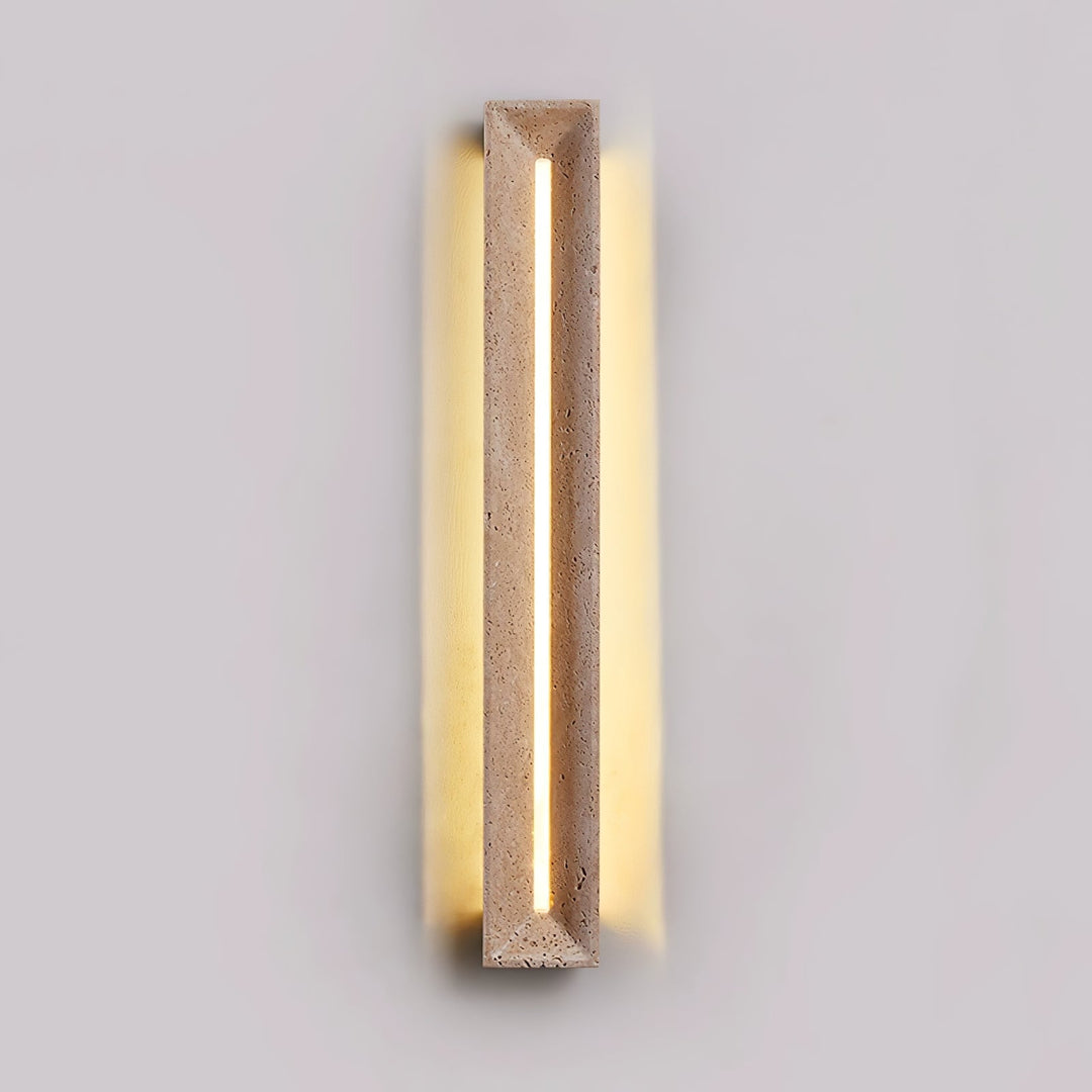 Solace Travertine Beam Wall Light