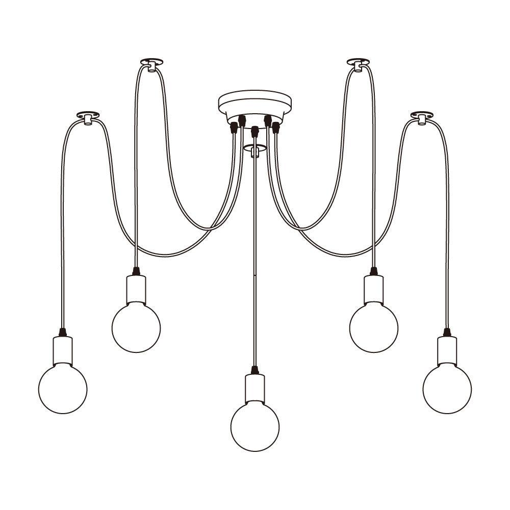 Spider Ceiling Chandelier - Vakkerlight