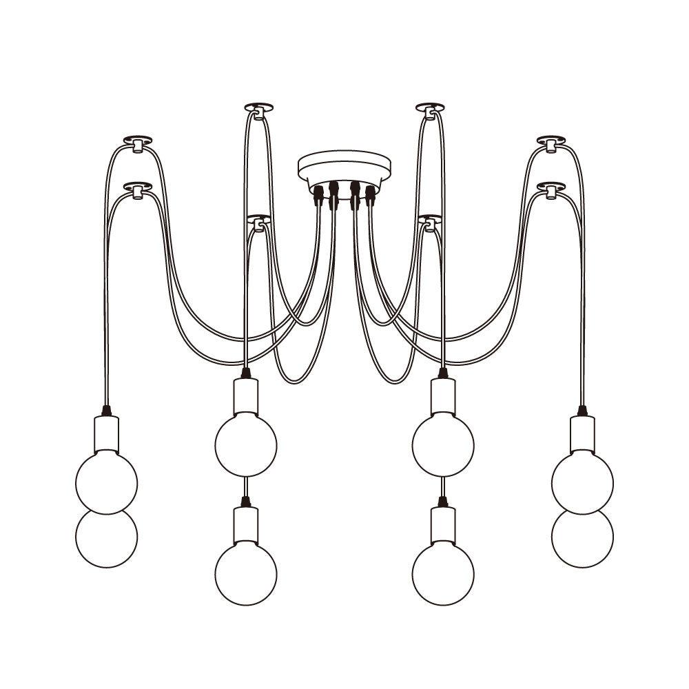 Spider Ceiling Chandelier - Vakkerlight