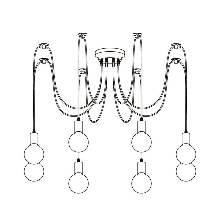 Spider Ceiling Chandelier - Vakkerlight