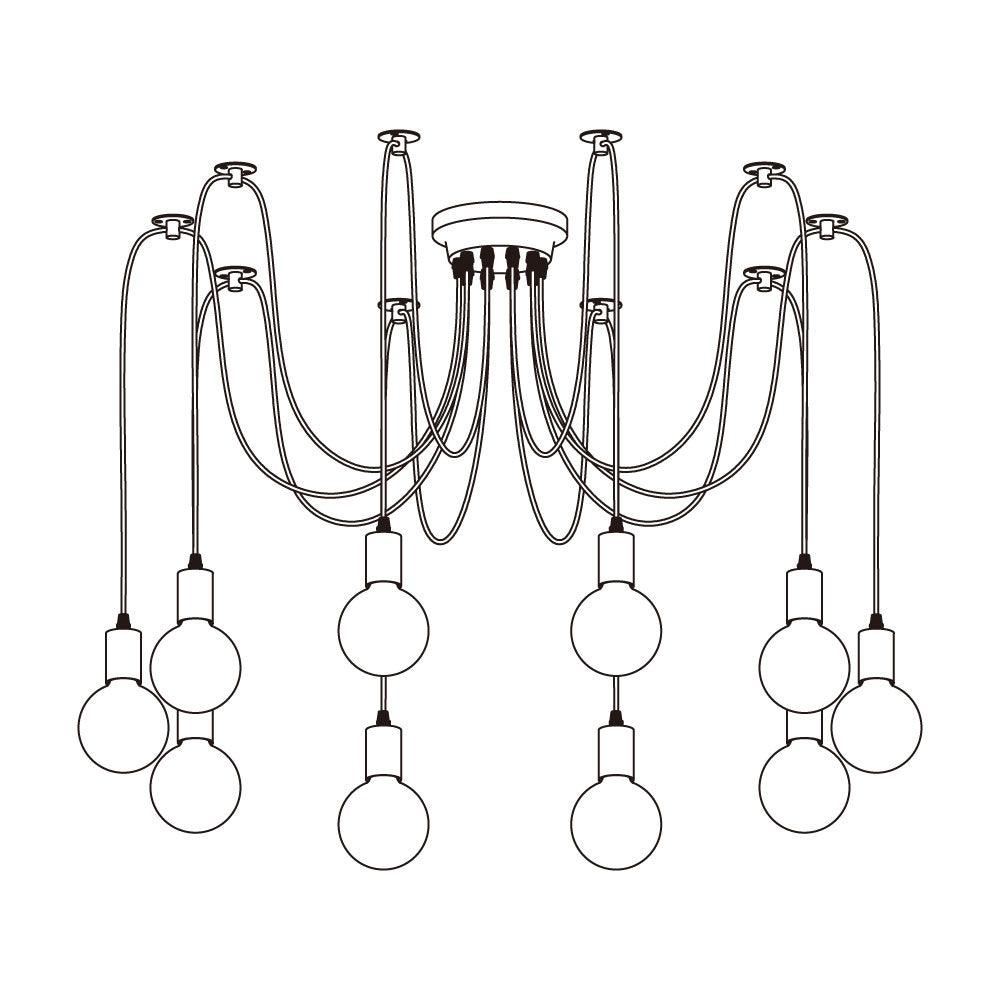 Spider Ceiling Chandelier - Vakkerlight