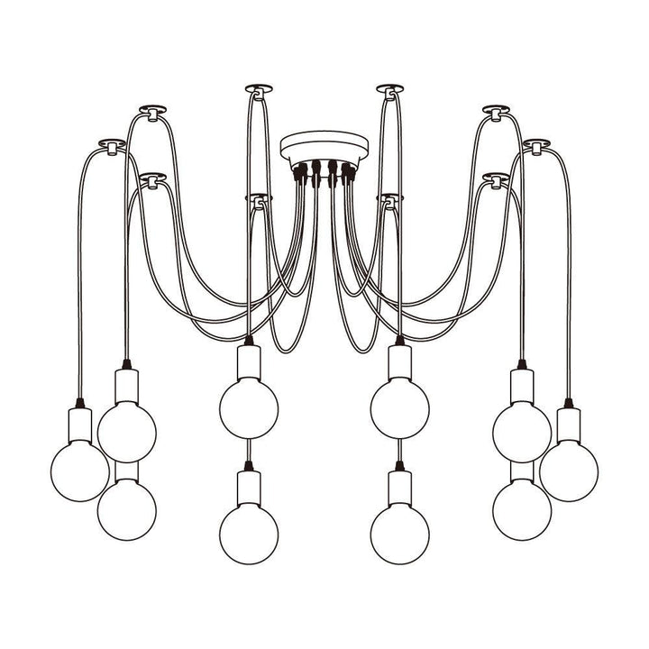Spider Ceiling Chandelier - Vakkerlight