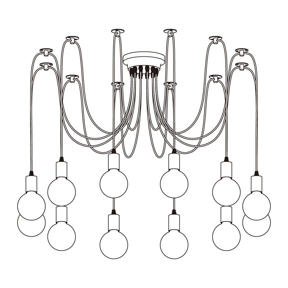 Spider Ceiling Chandelier - Vakkerlight