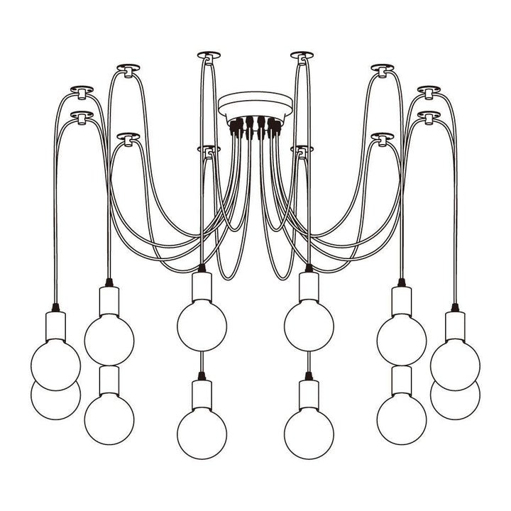 Spider Ceiling Chandelier - Vakkerlight