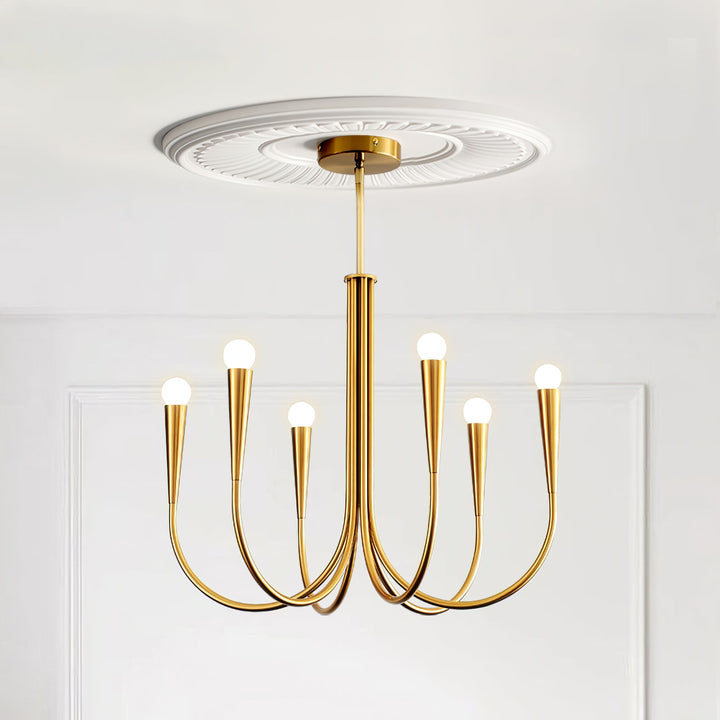 Swoop Arm Chandelier - Vakkerlight