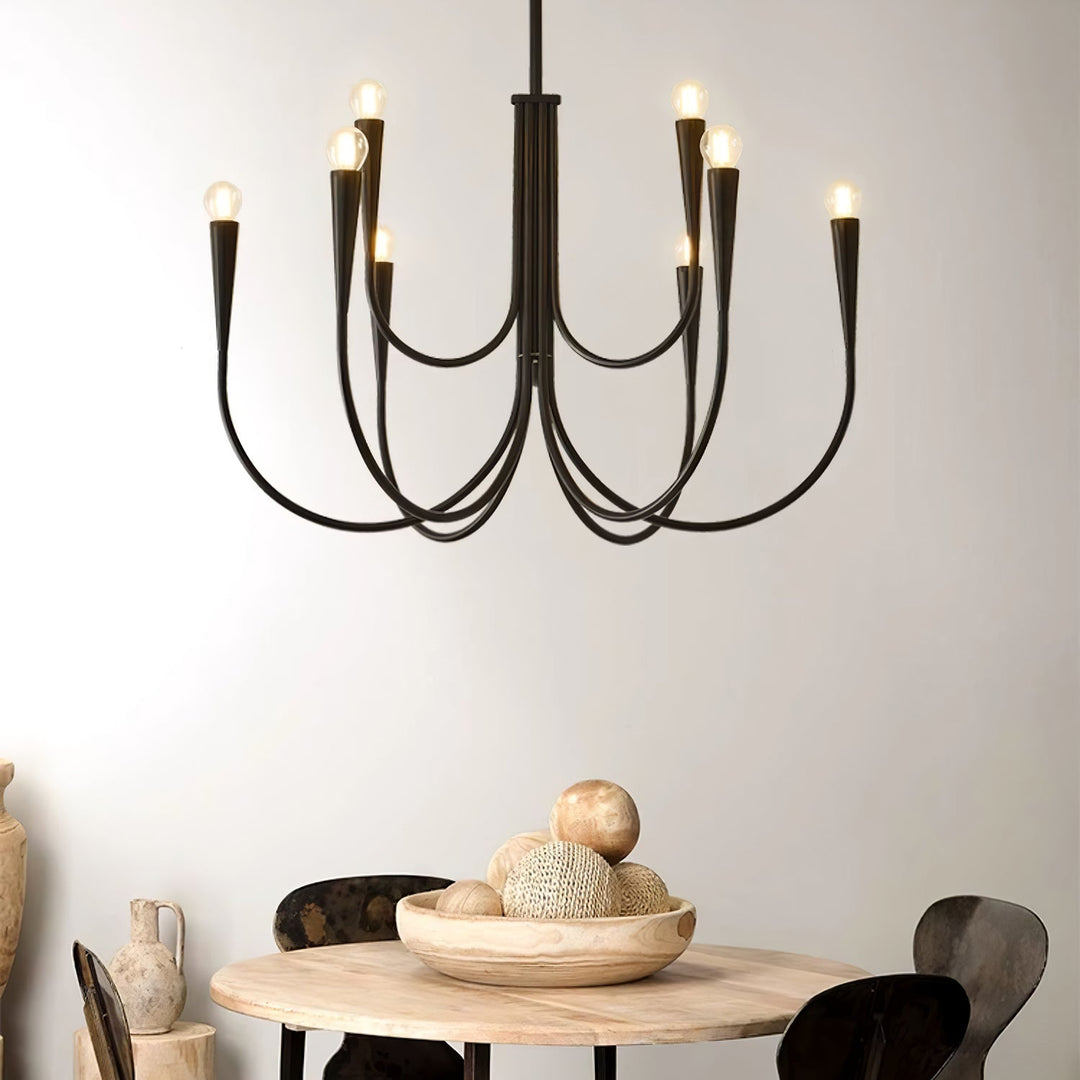 Swoop Arm Chandelier - Vakkerlight