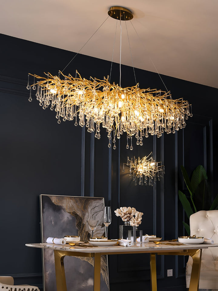 Teardrop Crystal Chandelier - Vakkerlight