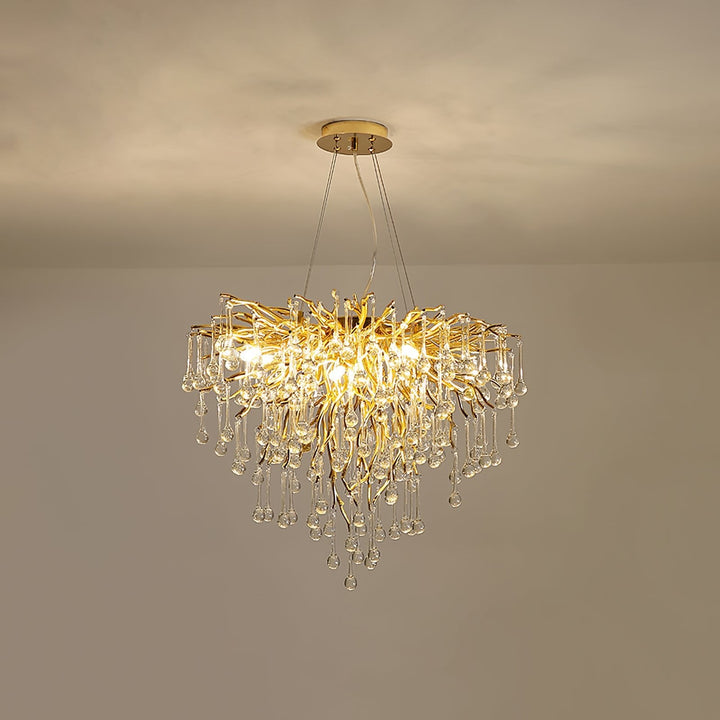 Teardrop Crystal Chandelier - Vakkerlight