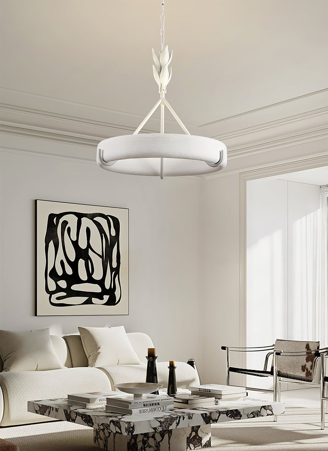 Tinsley Plaster Chandelier - Vakkerlight