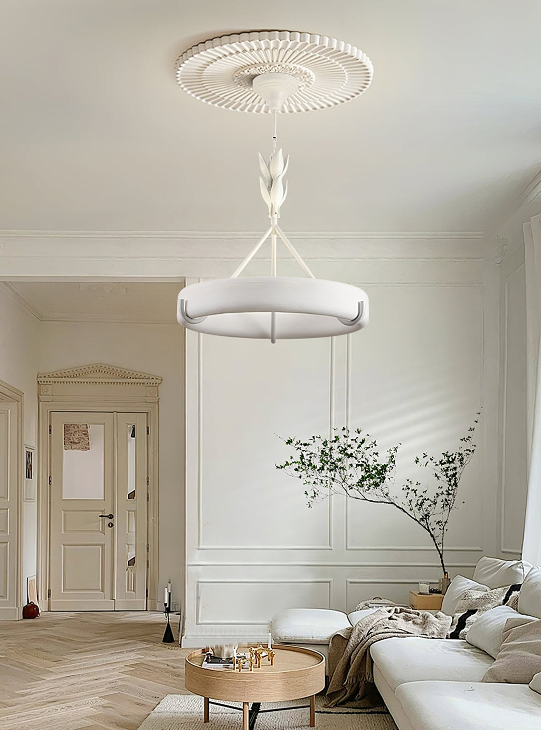 Tinsley Plaster Chandelier - Vakkerlight