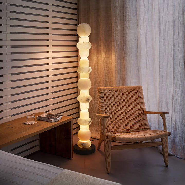 Spanish Alabaster Floor Lamp - Vakkerlight