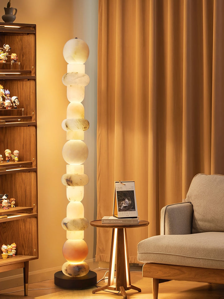 Spanish Alabaster Floor Lamp - Vakkerlight