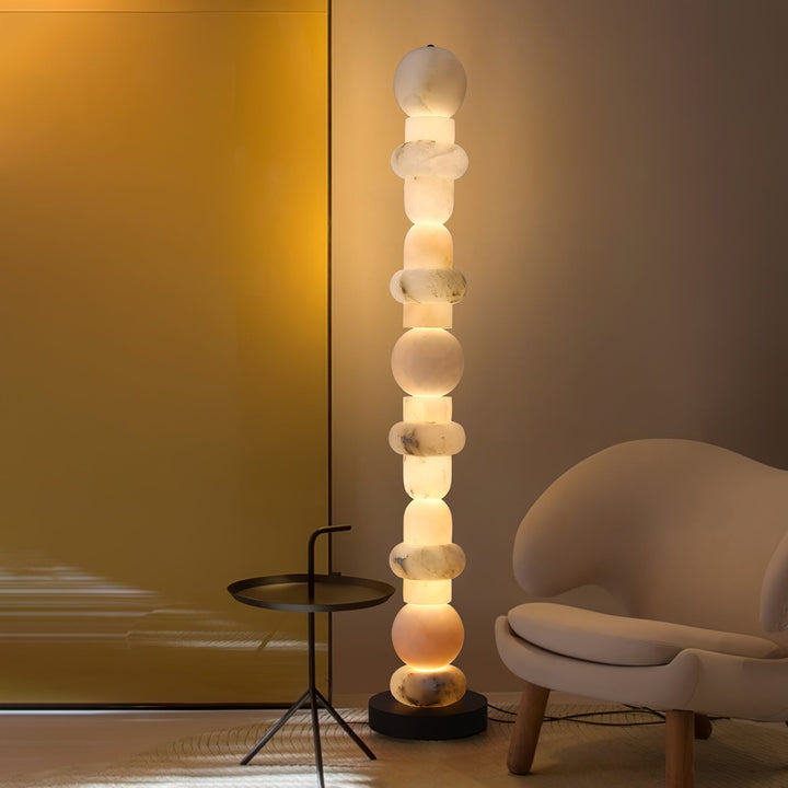 Spanish Alabaster Floor Lamp - Vakkerlight