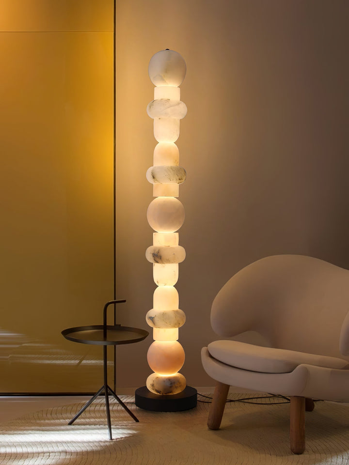 Spanish Alabaster Floor Lamp - Vakkerlight