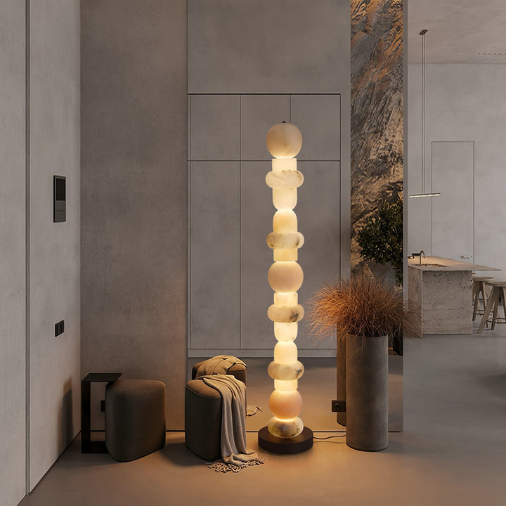 Spanish Alabaster Floor Lamp - Vakkerlight