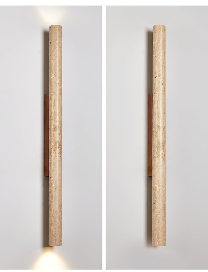 Travertine Column Wall Light - Vakkerlight