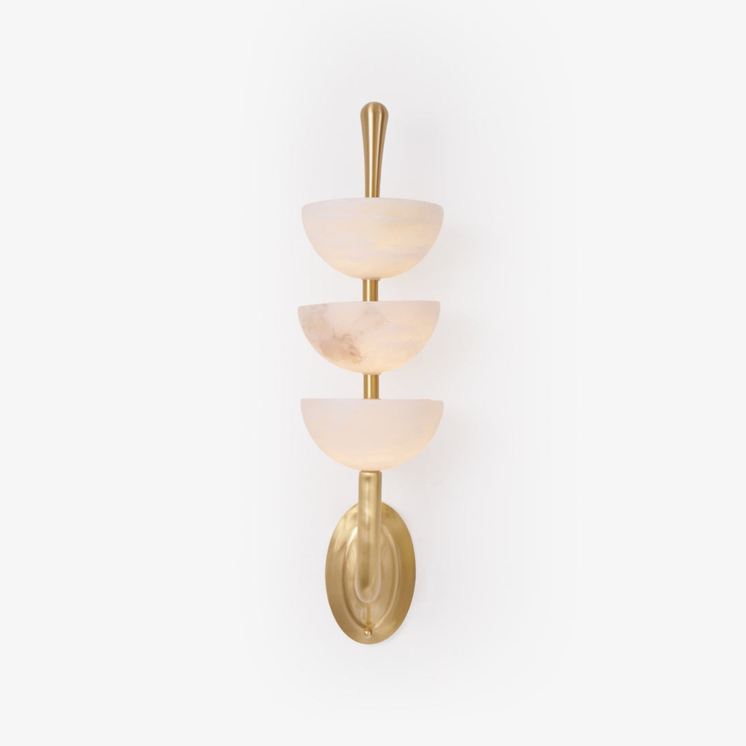 Triple Alabaster Wall Sconce - Vakkerlight