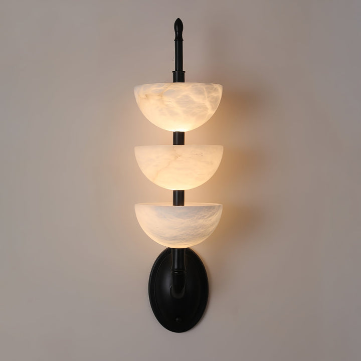 Triple Alabaster Wall Sconce - Vakkerlight