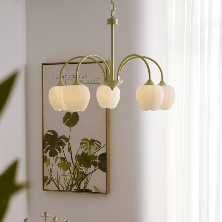 Tulip Matcha Chandelier - Vakkerlight