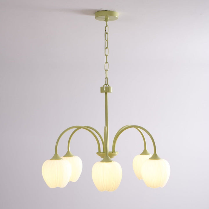 Tulip Matcha Chandelier - Vakkerlight