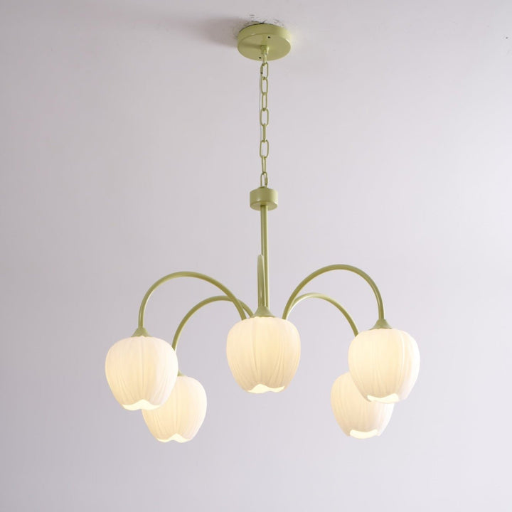 Tulip Matcha Chandelier - Vakkerlight